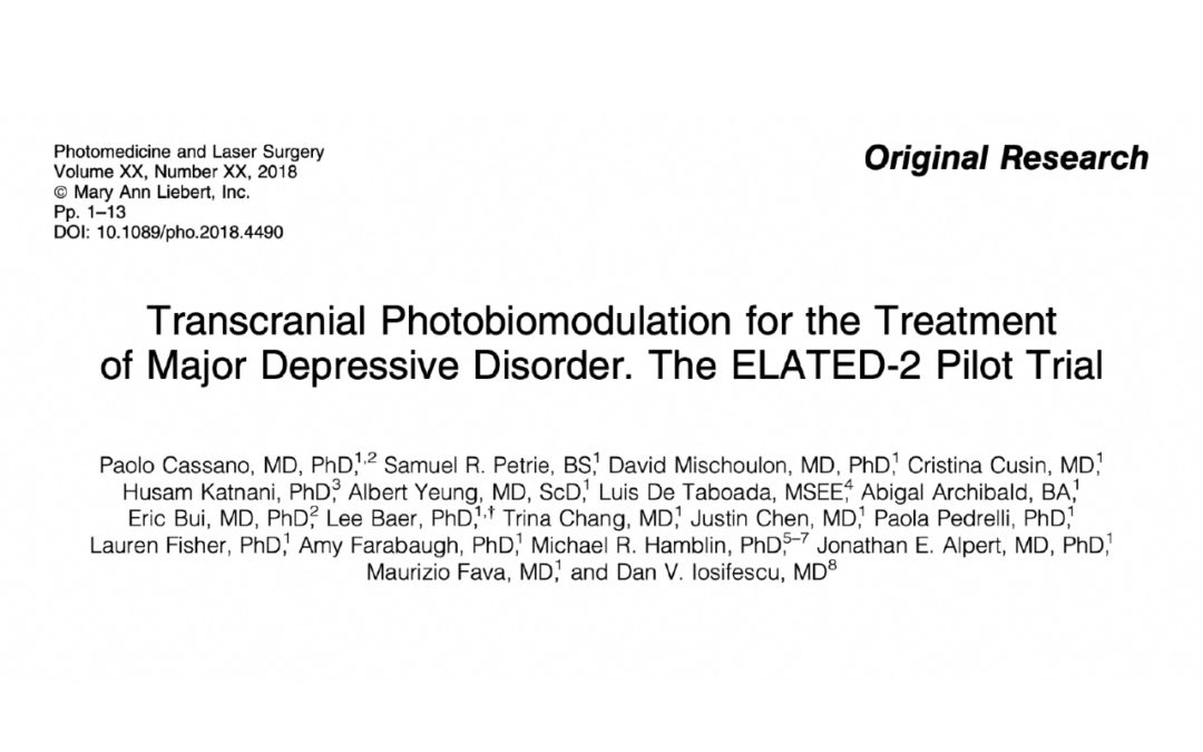 Research | tPBM for the Treatment of Major Depressive Disorder, Elated 2